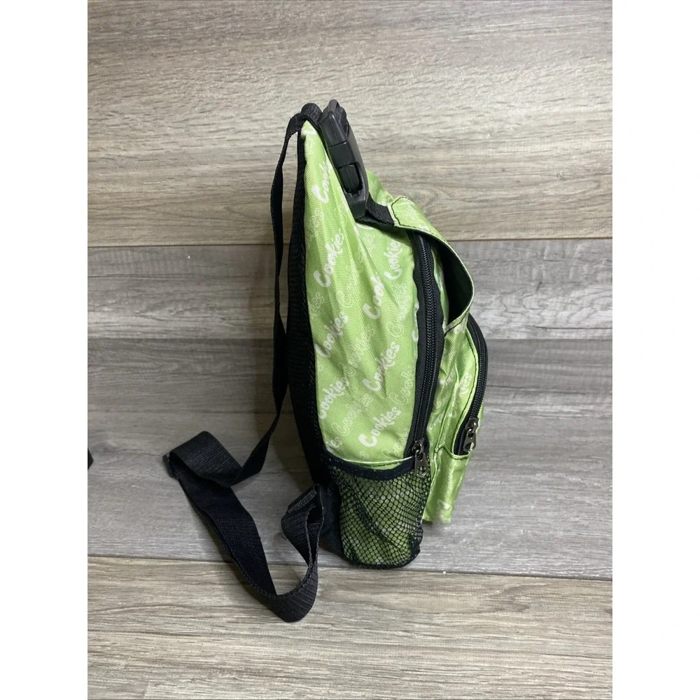 Cookies Rick & Morty Green/Black Small Crossbody Sling Bag Zip Pockets Strap